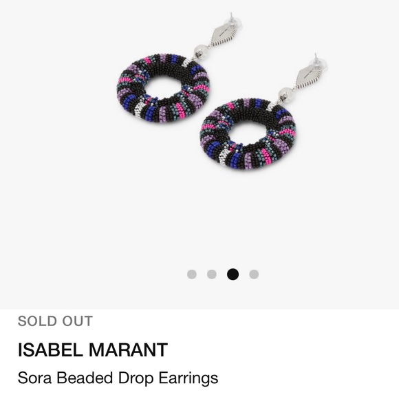 ISABEL MARANT
Sora Beaded Drop Earrings - Picture 4 of 7
